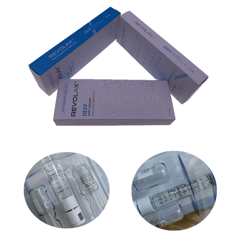 Original Korea Revolax DEEP 1.1 ML With Lidocaine Injectable Dermal Filler